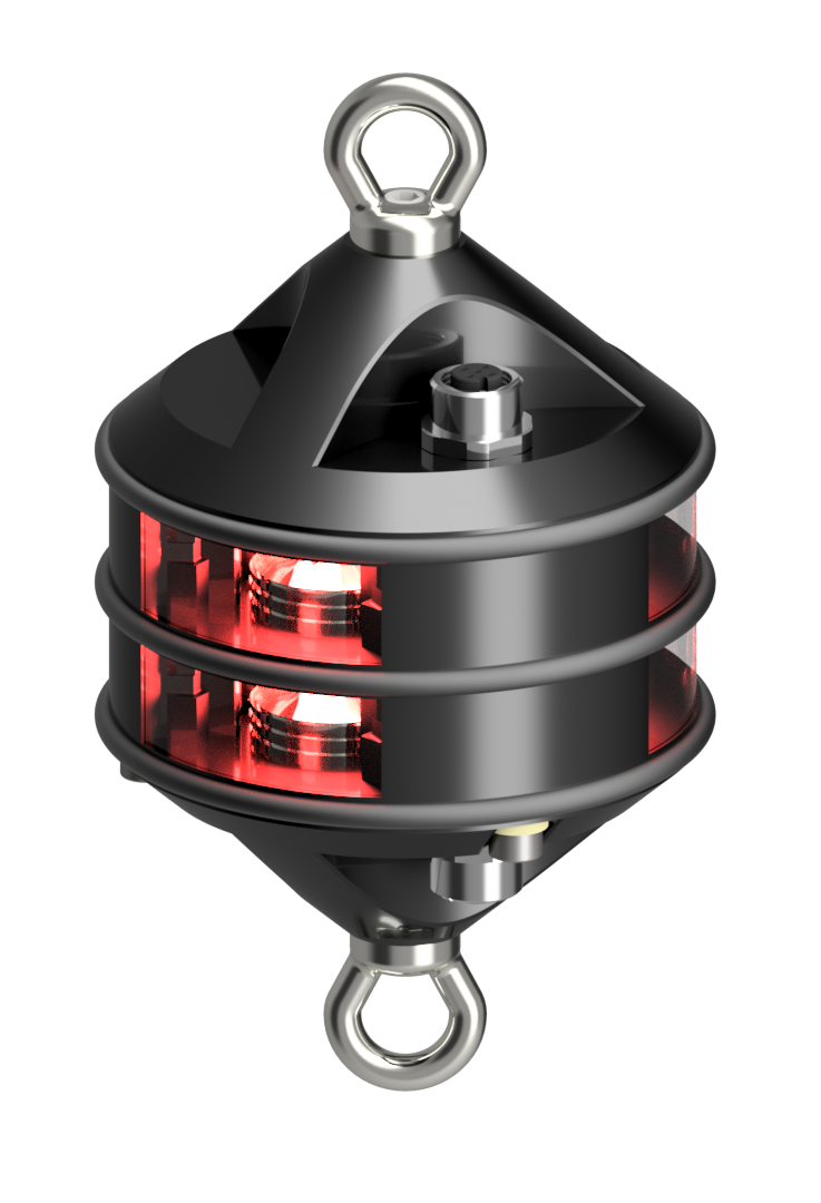 3nm 360° Red Double, hoist, black anodized 3nm 360° Red Double, hoist, black anodized